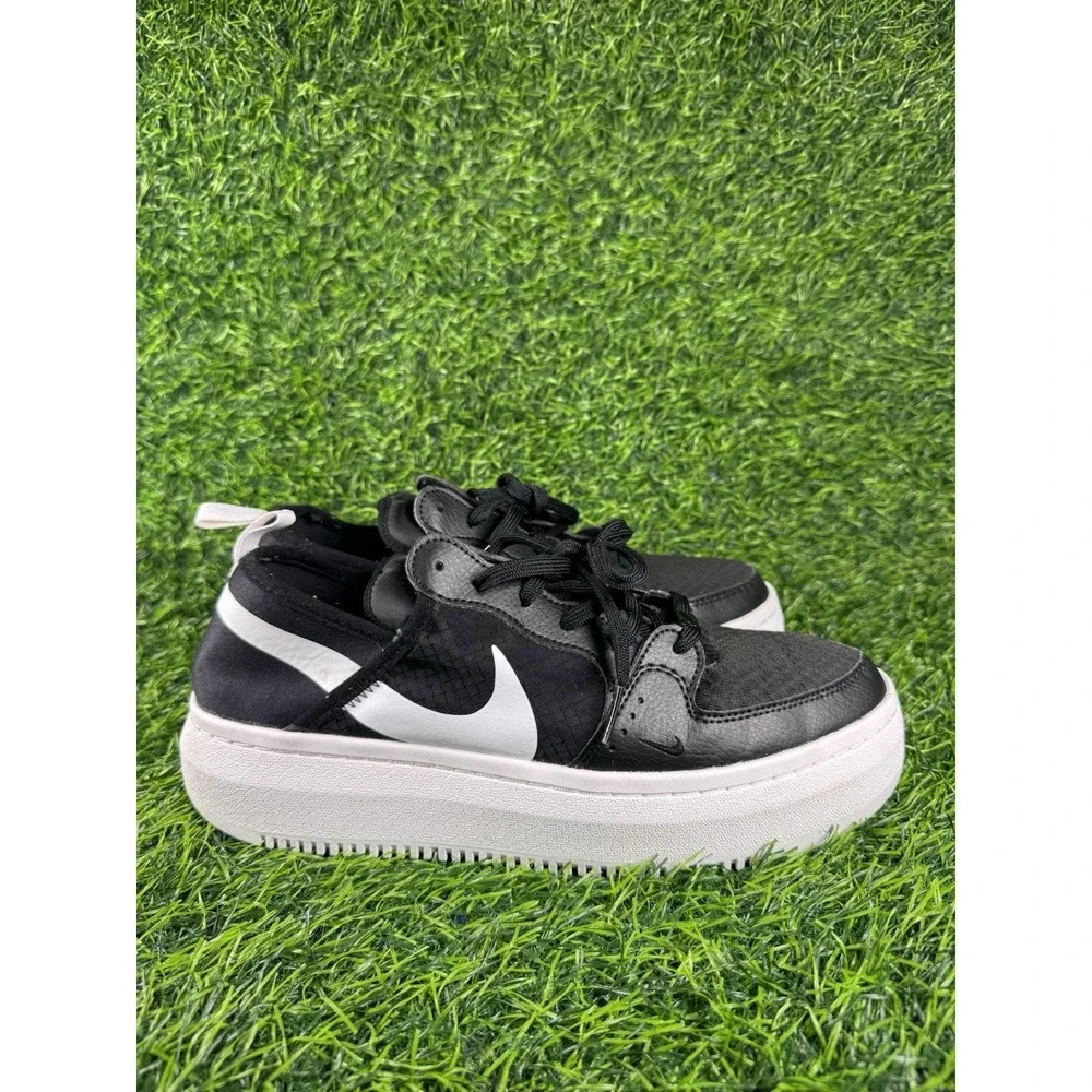 Nike Womens Court Vision Alta TXT CW6536-001 Black Casual Shoes Sneakers Sz 11.5